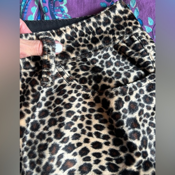 Vintage Velvet Leopard Pants - Picture 3 of 11